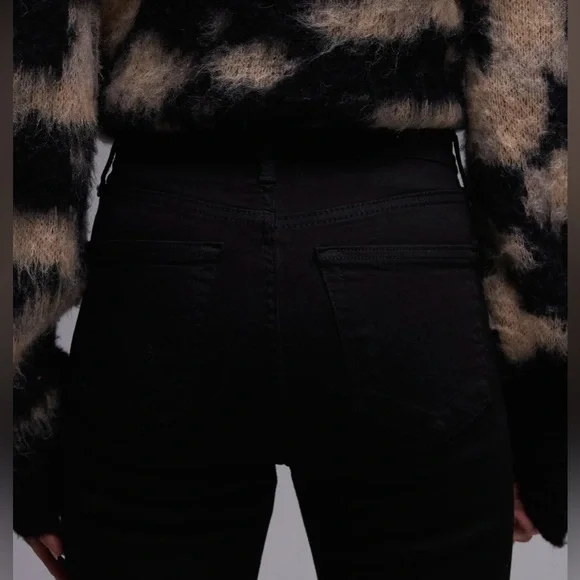 Topshop Jaime Skinny Jeans Raw Hem - Picture 3 of 7